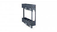 Cargo mini 150мм X.FIT KR43/1/3/150/L/GRPH с доводчиком, ЛЕВАЯ, ГРАФИТ  БОЯРД