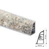 Thermoplast 850 - Плинтус - 174 (4,2)        Марсель 37*24*4200 (AP 850-1280)