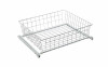 Корзина выкатная сетчатая 535х475х150 белая SB600/150-WT