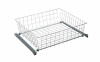 Корзина выкатная сетчатая 535х475х150 серебро SB600/150-SV