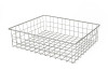 Корзина сетчатая 585х485х160мм серая  Евро 16-3М
