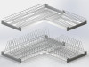 Посудосушитель Евро Угловой 600мм, нерж.