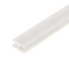 Профиль для ДВП соединительный (белый, 2000мм)