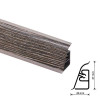Thermoplast 850 - Плинтус - 2057 (4,2)      Сосна пандероса  37*24*4200 (AP 850-1420)