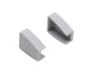 Заглушка торцевая для LED профиля 1318, цвет серый, M-E.1318.C2