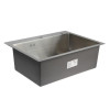 Мойка AFLORN (600х450х230мм, толщ.3мм), Сталь шлифованная