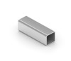 АРИСТО Профиль ручка-рейлинг 4В1, 2700, серебро   FA0418