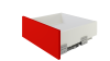 Ящик СТАРТ PUSH с ПРЯМЫМИ боковинами Белый SB29W.1/450, выс. стенки 118мм
