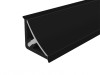 Плинтус с мягким краем 11,5х11,5х3,0 Черный   MRK494-202