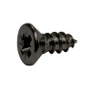 9340632 Саморез для алюм. рам, 3,5х9,5 мм, PZ, сталь, черный обсидиан