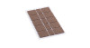 Подпятник фетровый 40*40мм (10шт 40*40 и 5 шт 20*40 (лист/ 15шт.) PC6040BR