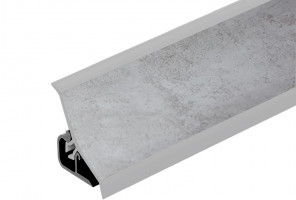 Thermoplast 120 - Плинтус - 3062    Опал светлый (Скиф 182)  18*18*3000 (MRK 120-1232)