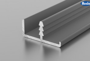 Профиль AL ДР 1-04 (врезной 18мм) Серебро