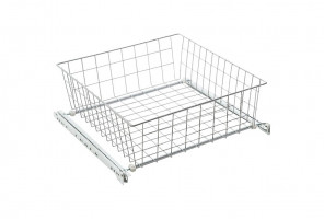 Корзина выкатная сетчатая 435х475х150 белая SB500/150-WT