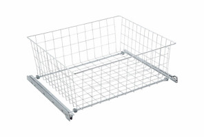 Корзина выкатная сетчатая 535х475х200 белая SB600/200-WT