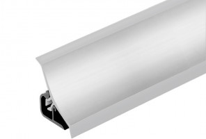 Плинтус 120 вогнутый серебро 18х18х3,0м (MTK120-161)