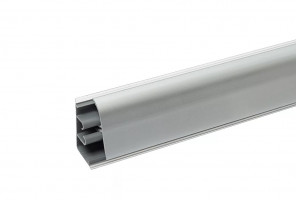 Плинтус AP740/850 Серебро матовое 37х24х3000 (АР740-820)