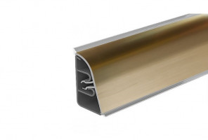 Плинтус AP740/850 Золото матовое 37х24х3000 (АР740-824)