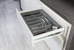 Вкладыш д/стол. приборов S-2281 М300 (240х490х45) металлик