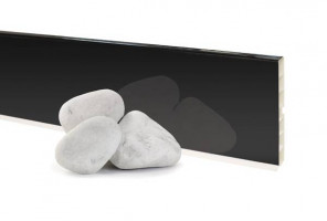 Цоколь пластиковый h100мм, L-4м, черный глянец 10.0330 4м