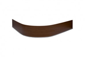 Универсальное закругление цоколя L=1м 100мм, Венге