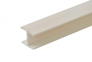 Соединитель цоколя 180гр. Ваниль, 150мм