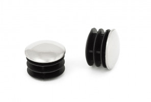 Заглушка к трубе D25 мм,  R-17.  Хром 160112