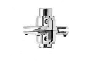 JOCKER Полкодержатель двойной, R-62 (JK81), хром   162022