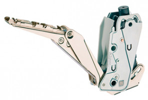 Механизм Huwilift FREE flap 1.7, 250-400 мм, вес 3,2-11,8 кг, С серый, ЛЕВЫЙ арт.372.91.176  NEW