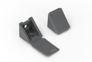 Уголок+крышка монтажный, серый №13