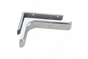 Полкодержатель декоративный 24см KR240CHROME (хром)