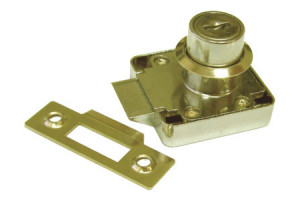 Замок Z348GP "английский" с защелкой золото полированное Z348GP.1/22