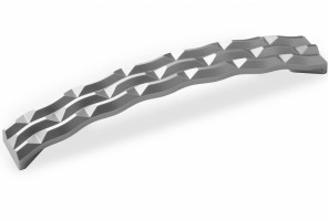 Ручка - скоба S 165 128 St светлый (100шт.)