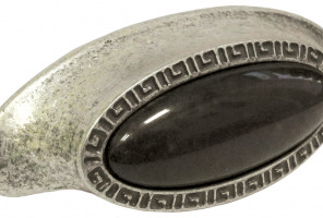 RS414BAZ.4/64 черненый старинный цинк Ручка