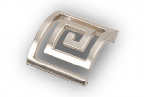 Ручка-кнопка, атласный никель RK-029 BSN, KERRON