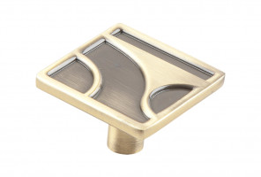 Ручка-кнопка, бронза RK-032 BA, KERRON