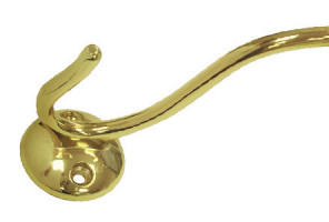 Крючок K208GP.6 (K0830) золото полированное