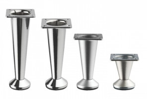 Ножка коническая  Мат. Хром  8 см.