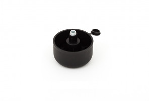 Опора регулируемая для шкафов D50х27мм, черная    D5007