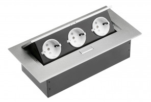 Удлинитель для офиса прямоугольный AE-PB03GS-53 (3 розетки, заземл-усик)