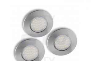 Светильник светодиод. BARRI PLUS (холодный) 3x1,5W, 230V, 6400K