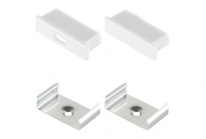 Заглушка для профиля LR43 (с крепежом)