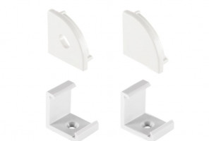 Заглушка для профиля LR49 (с крепежом)