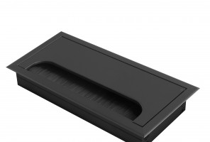 Пропуск для кабеля Merida 80x160, черный (LB-80x160-20) LB-80x160-20