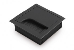 Пропуск для кабеля Merida 80x80, черный (LB-К80x80-20) LB-80x80-20