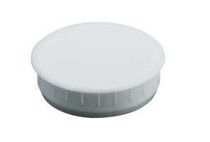 Заглушка под чашку петли пласт. белая  35x10,0мм (340.41.702)