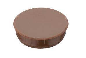 Заглушка под чашку петли пласт. коричневая  35x10,0мм (340.41.104)