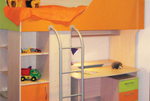 Лестница D32/1442мм, ВЫВЕДЕНА  шир.386мм, разборная, хром матовый   LES 02