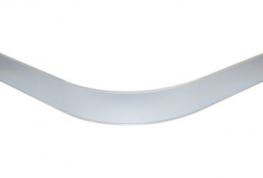 Универсальное закругление цоколя L=1м 100мм, Алюминий