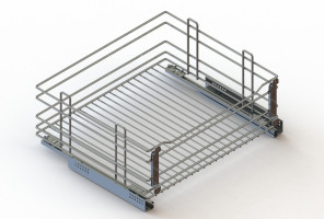 Cargo 600мм Корзина выкатная Квадро, хром